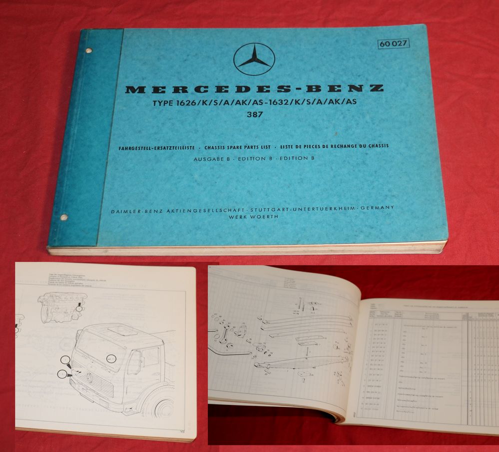 Mercedes NG 1626 - 1632 K, S, A, AK, AS Fahrgestell