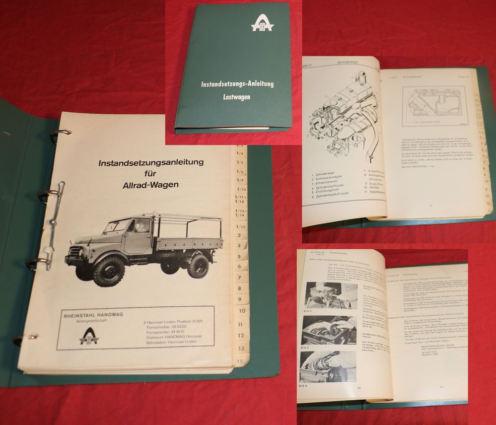 Hanomag AL 28 Allrad Lastwagen A-L 28 Werkstatthandbuch