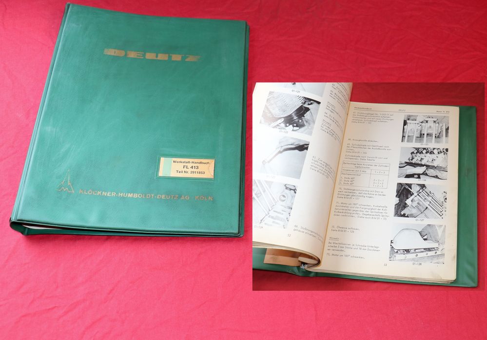Deutz Motoren F 6, 8, 10, 12 L 413 Werkstatthandbuch