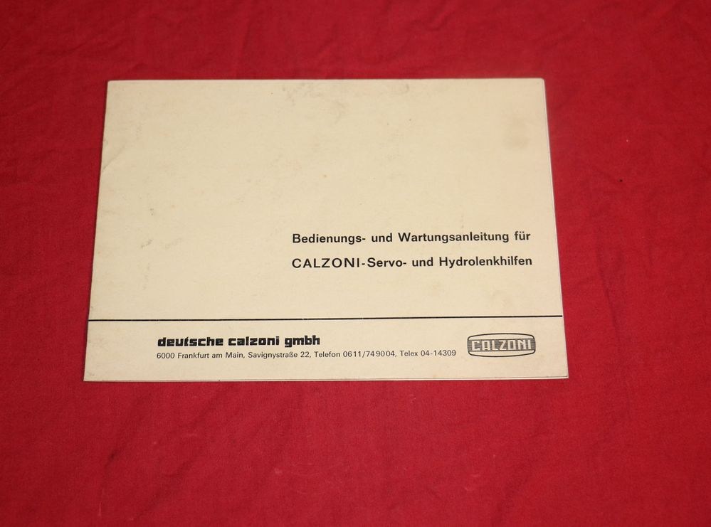 CALZONI Servolenkung und Hydro Lenkhilfen