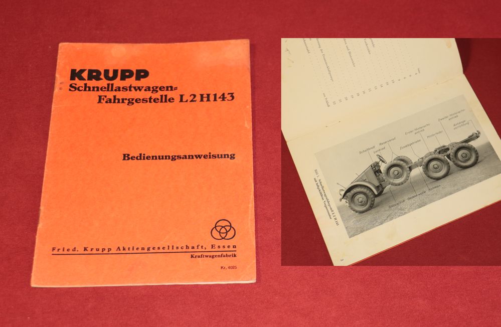 51390 Krupp Protze L 2 H 143 Bedienungsanleitung