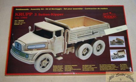 Weico Holzbausatz Krupp Kipper