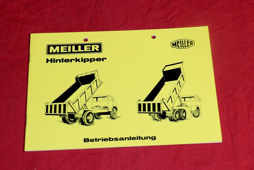 MEILLER Hinter Kipper Betriebsanleitung Hinterkipper