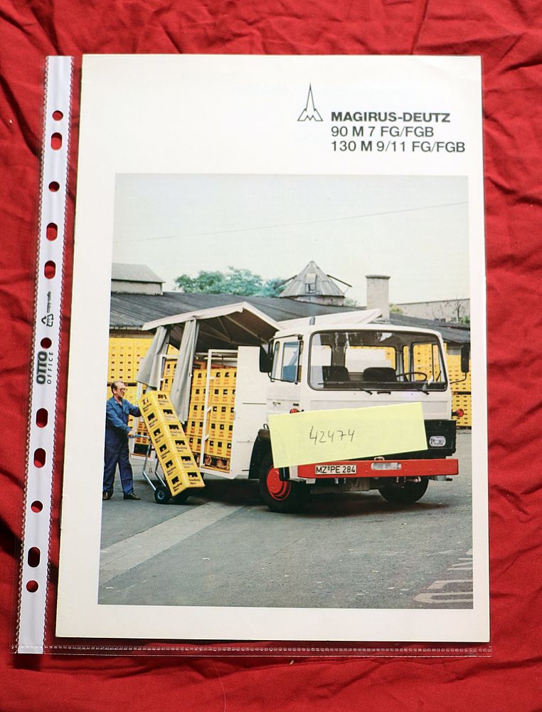 42474 Magirus 90 M 7, 130 M 9, 11 FG , FGB Getränketransporter
