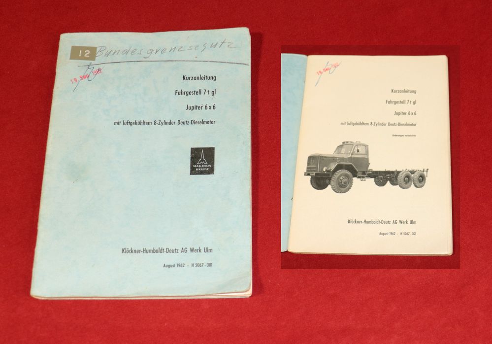 51196 Magirus Deutz Jupiter 6x6 mit Dieselmotor festes Fahrerhaus