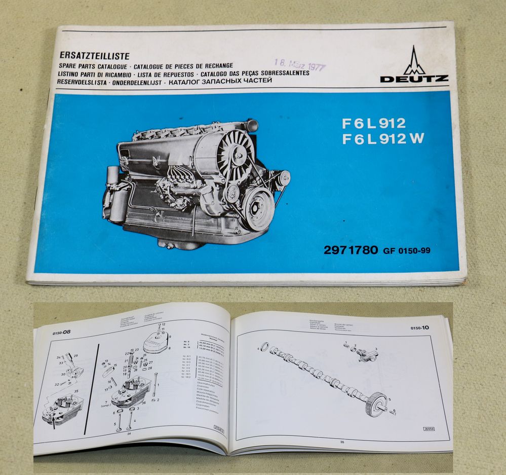 32660 Deutz Motor F 6 L 912 , W