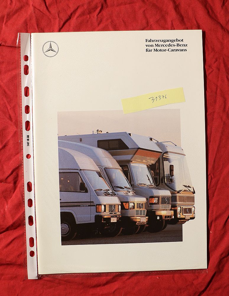 31376 Mercedes Motor Caravans , Fahrzeugangebot , Programmübersicht