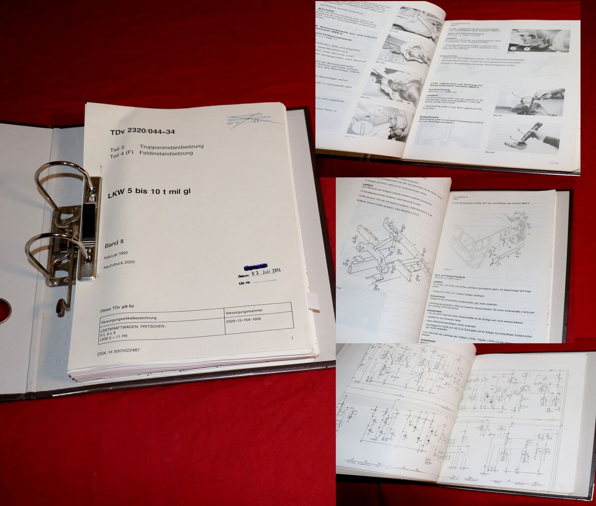 MAN Kat 5 bis 10t mil gl 4x4 bis 8x8 TDv Werkstatthandbuch