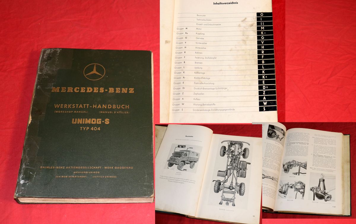 Werkstatthandbuch Unimog S 404