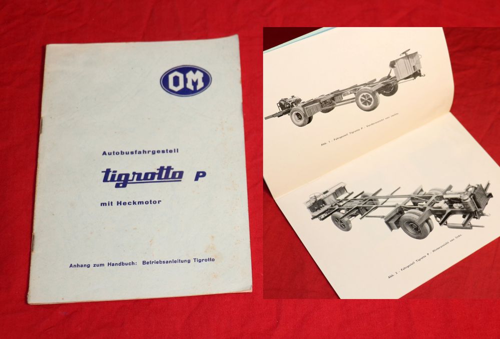 54606 OM Tigrotto P , Bus Fahrgestell mit Heckmotor
