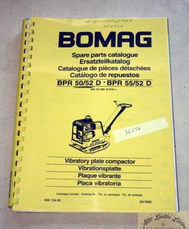 36256_ersatzteilliste_baumaschinen_walzen_ruettler_stampfer_bIBlTNmEjXWNny BOMAG Vibrationsplatte , Rüttler BPR 50/52 D , 55/52 D
