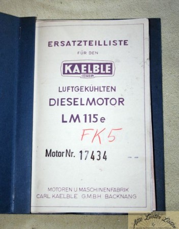 24100_ersatzteilliste_baumaschinen_kaelble_deutz_b4RAv1PTF5RqAN Kaelble luftgekühlter Dieselmotor LM 115 e