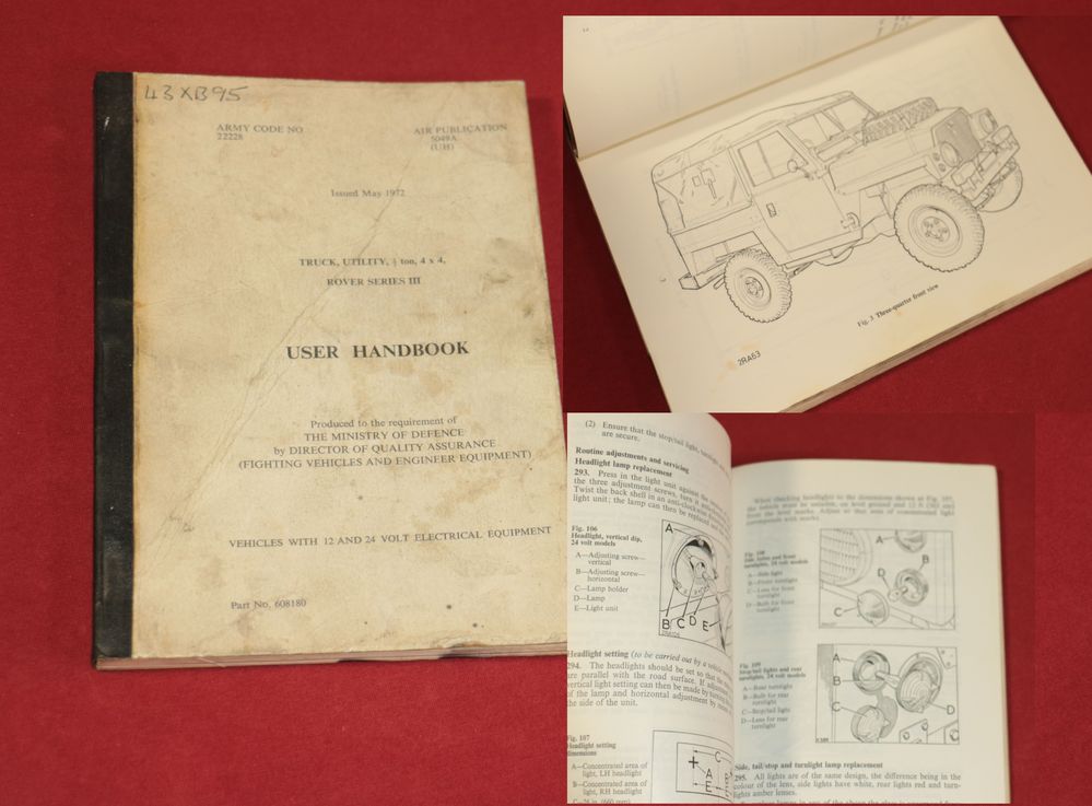 34026-2 Land Rover Serie III , truck 1/2 ton 4x4 Handbook