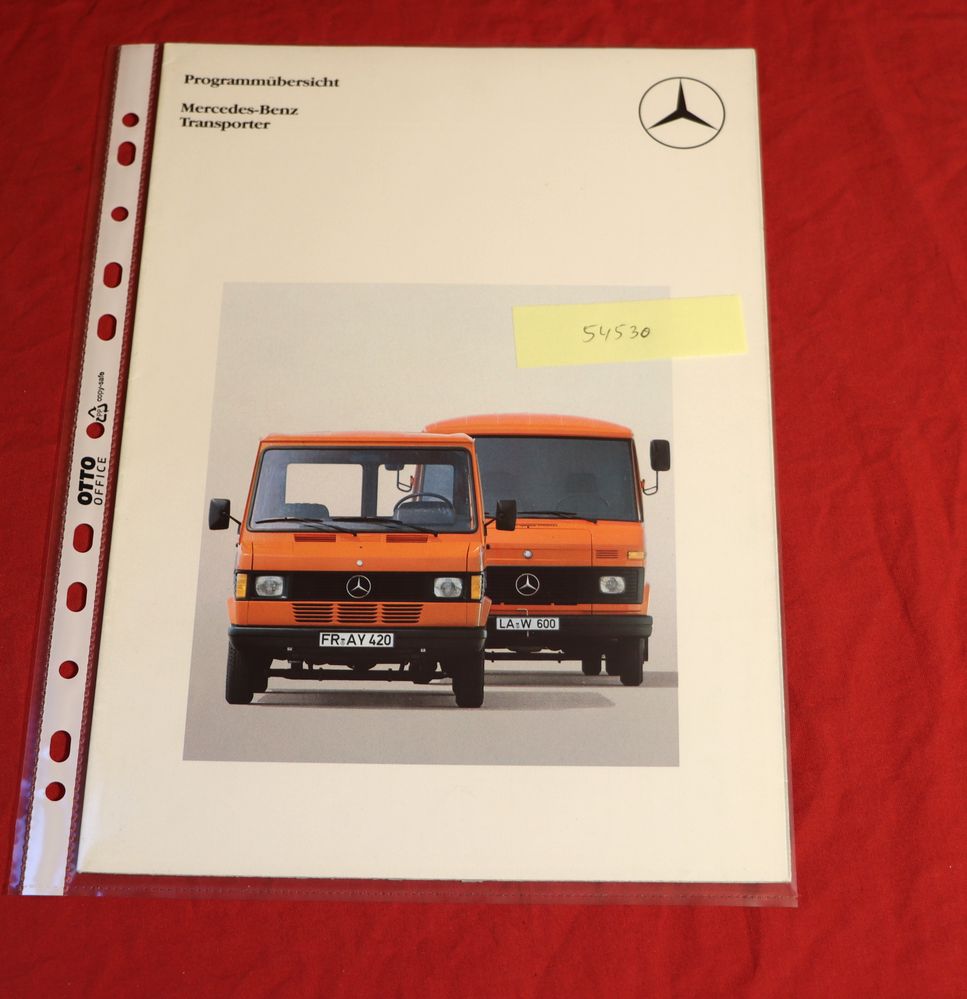 54530 Mercedes Transporter Programmübersicht