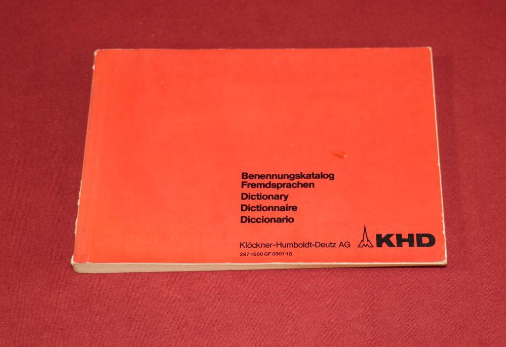 41166 Magirus Iveco Dictionary, Fremdsprachen Benennungskatalog
