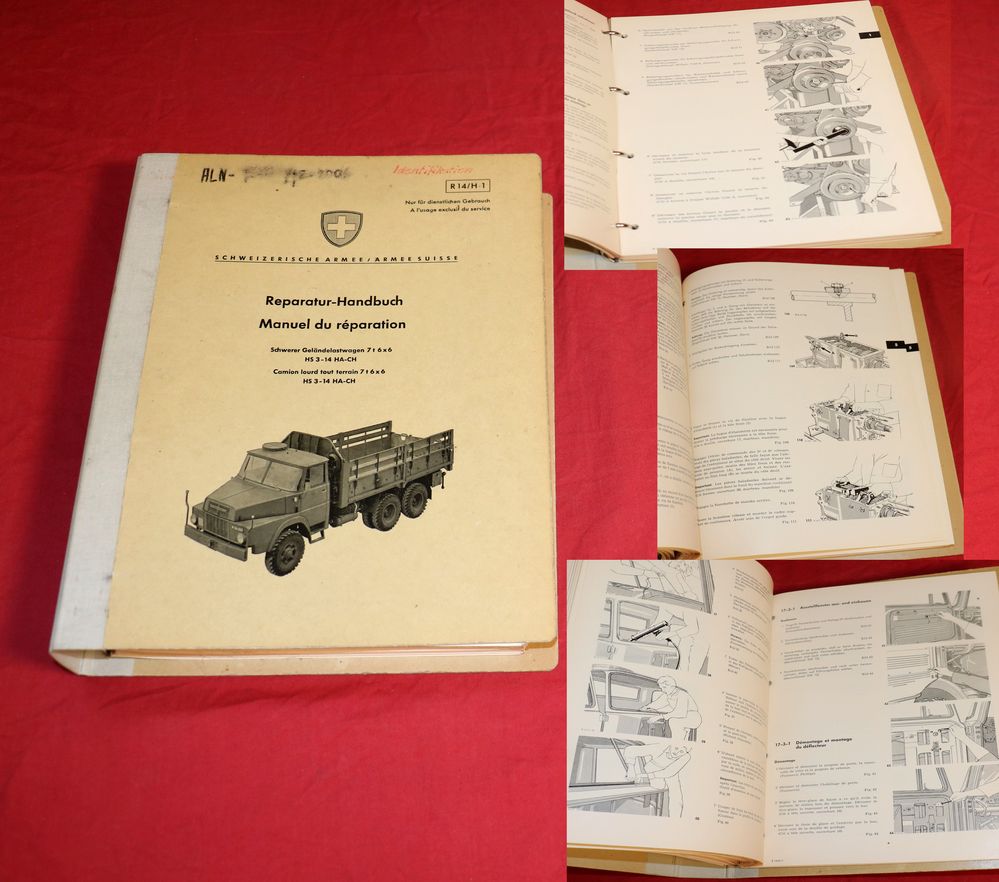 Henschel HS 3 - 14 HA 6x6 Werkstatthandbuch
