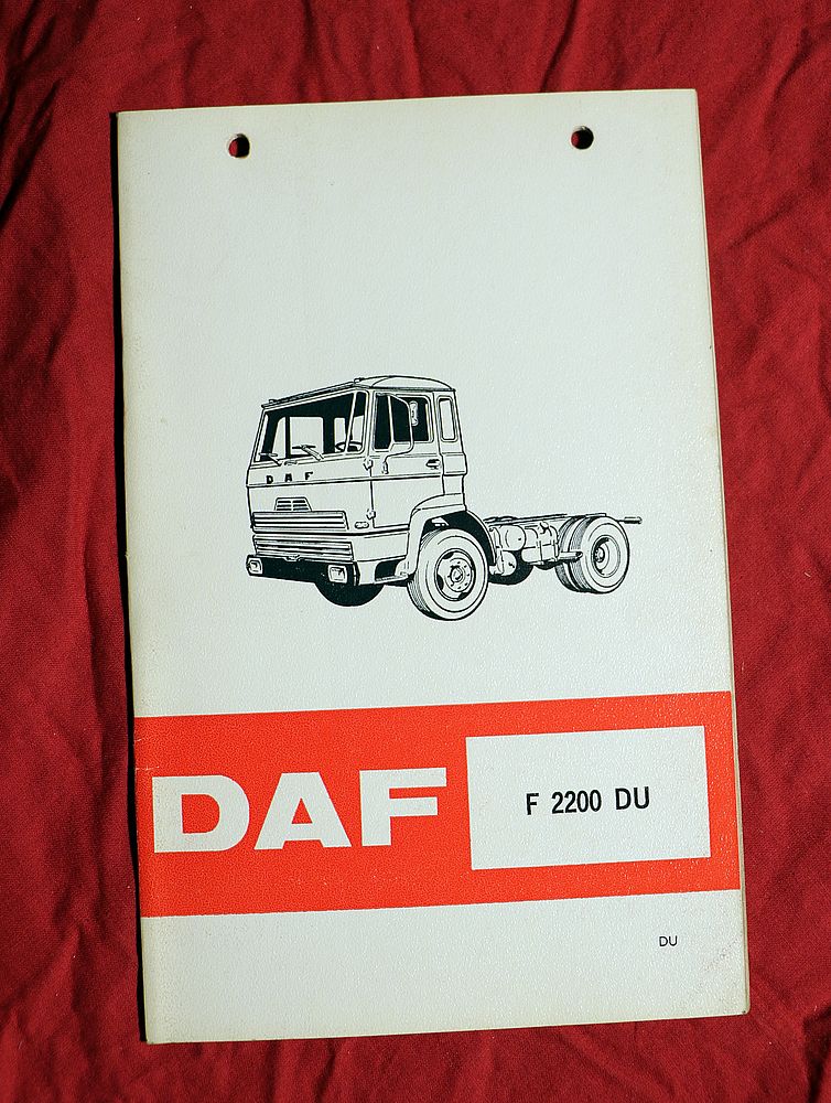 46559 DAF F 2200 DU , Betriebsanleitung