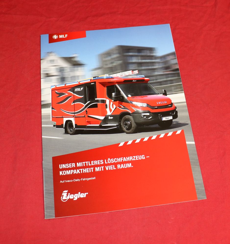 Ziegler MLF auf Iveco Daily , Feuerwehr Prospekt
