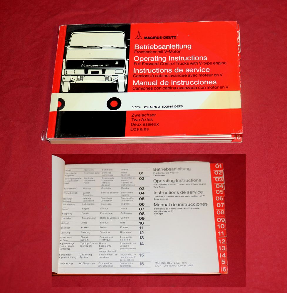 Magirus Frontlenker mit V- Motor, 2 -Achser