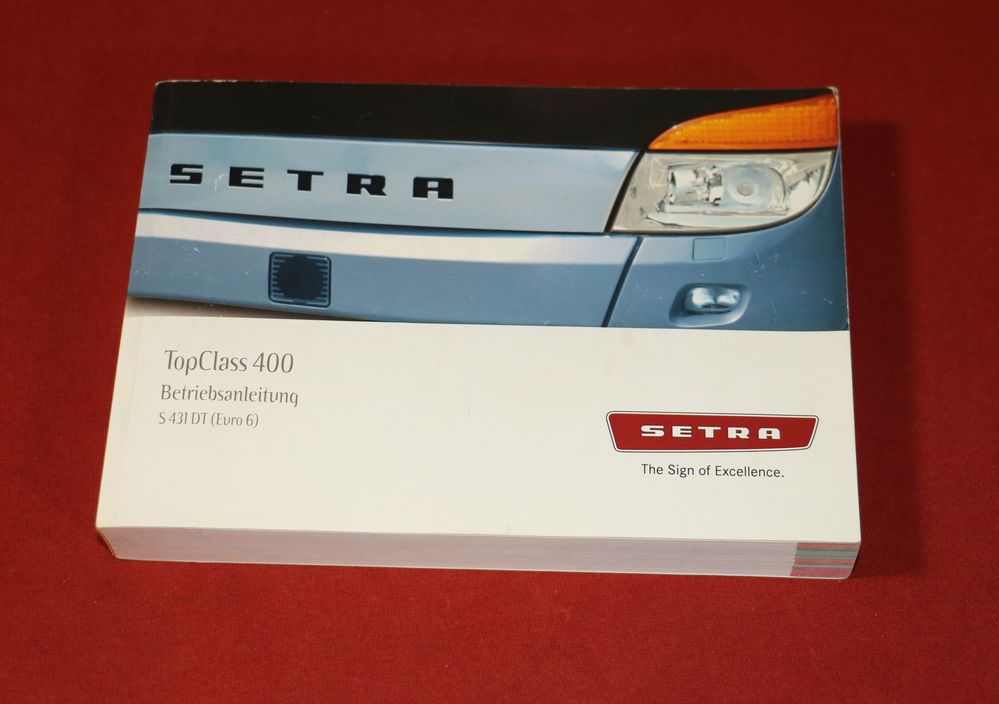 SETRA ToppClass 400 , S 431 DT Anleitung Omnibus