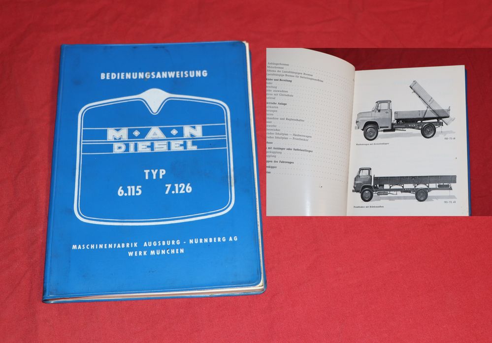 MAN 6.115 , 7.126 Hauber und Frontlenker LKW