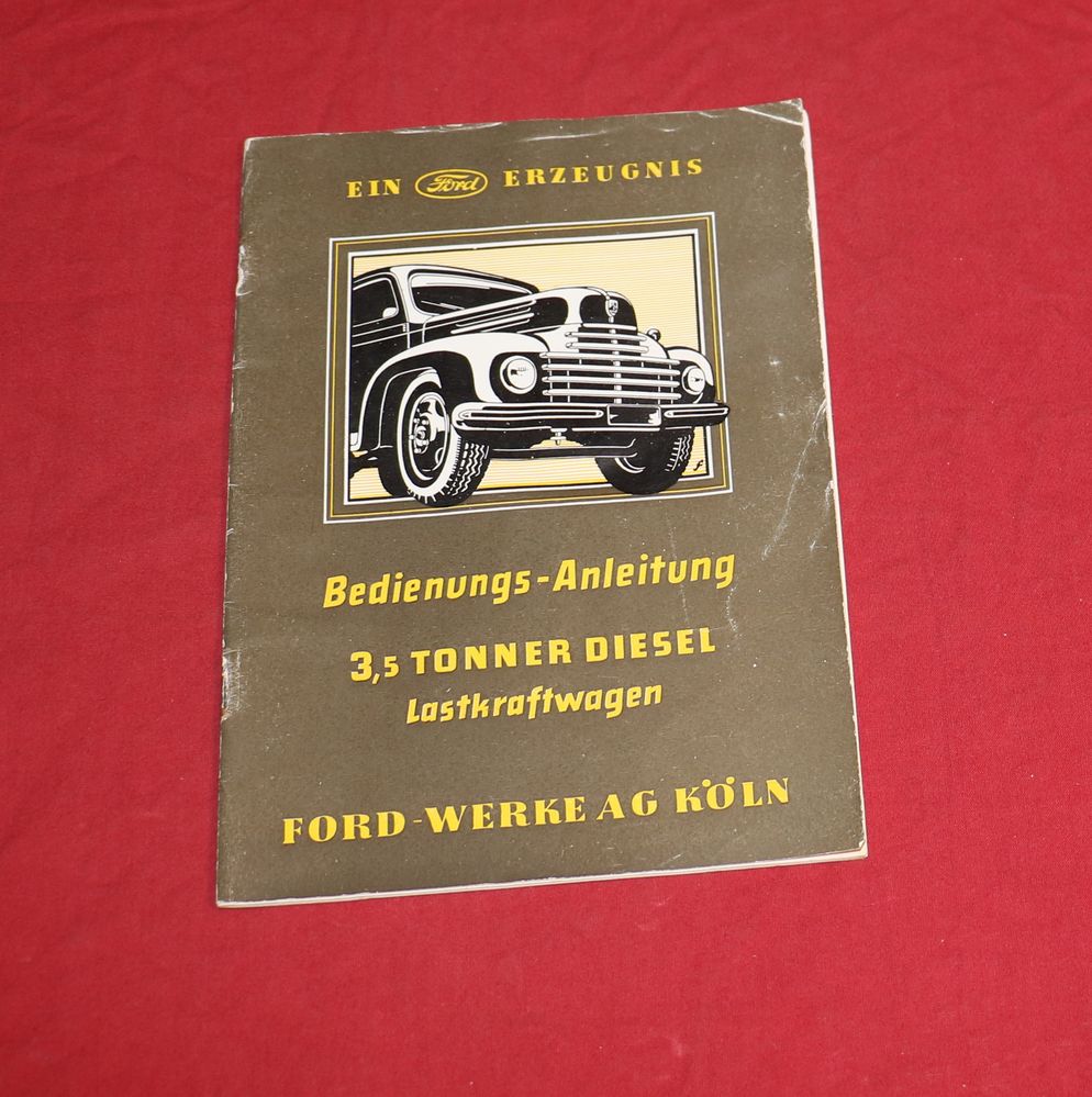 Ford 3,5 Tonner Diesel Lastwagen Anleitung