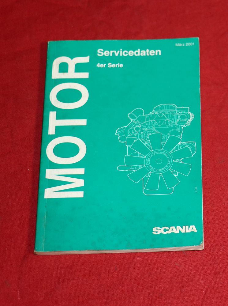 SCANIA Motor Servicedaten 4er Serie , 2001