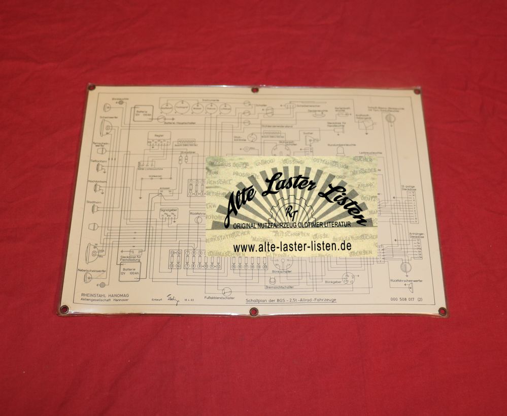 Schaltplan Hanomag AL 28 2,5 t BGS