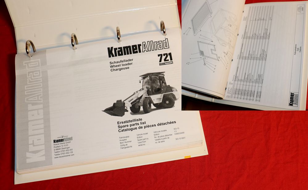 KRAMER 721 Radlader Schaufellader