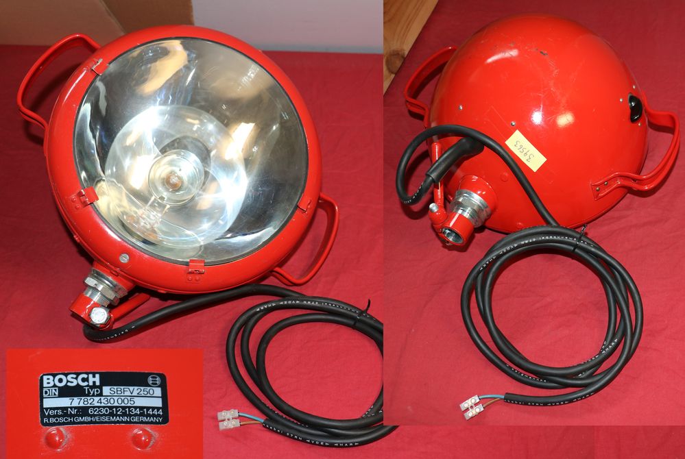 BOSCH Suchscheinwerfer groß Feuerwehr, Neuwertig