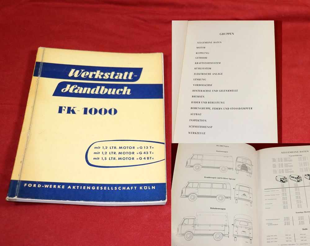 Ford FK 1000 , Werkstatthandbuch