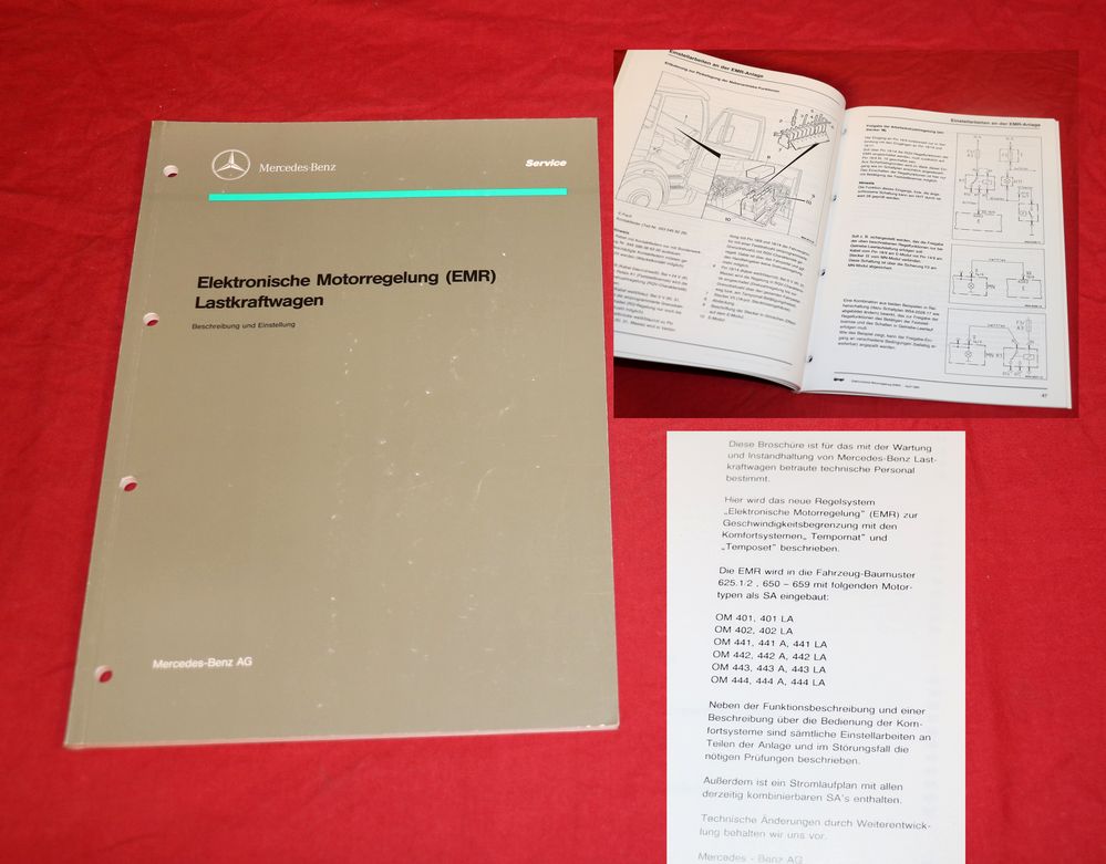 Elektronische Motorregelung EMR Mercedes LKW