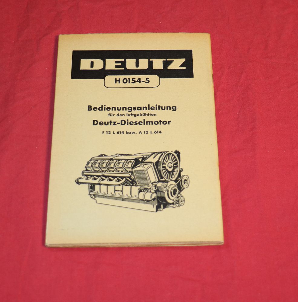 44660 Anleitung Deutz Motor F 12 L 614
