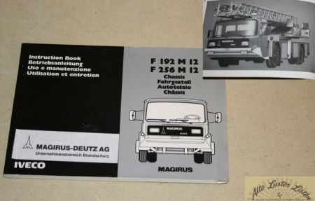 33691_betriebsanleitung_magirus_deutz_magirus_ab_1970_iveco_magirus_ab_1979_bUSoZv6O95r19R Magirus F 192 M 12 , F 256 M 12 Feuerwehr Fahrgestell für Drehleiter