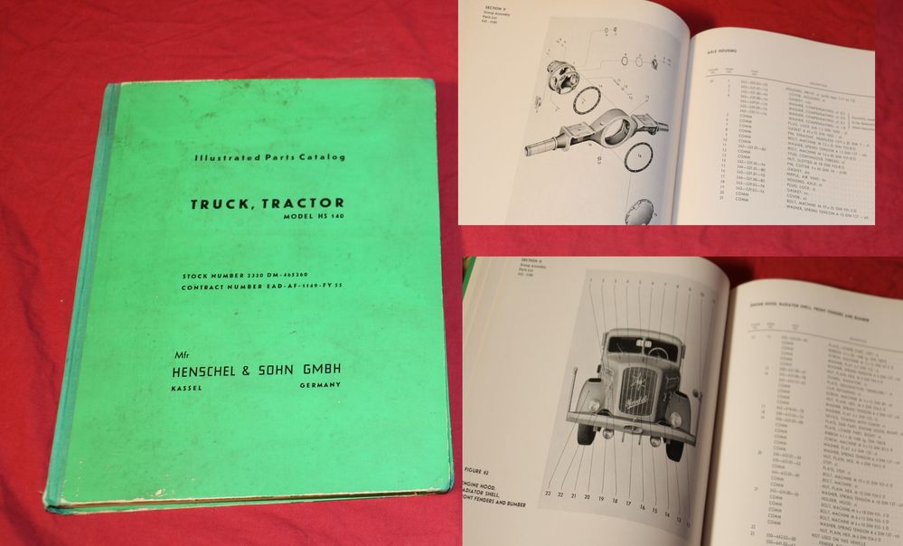 52947 Henschel HS 140, Truck , Parts Catalog