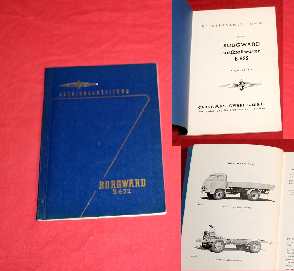 Borgward B 622 Betriebsanleitung LKW