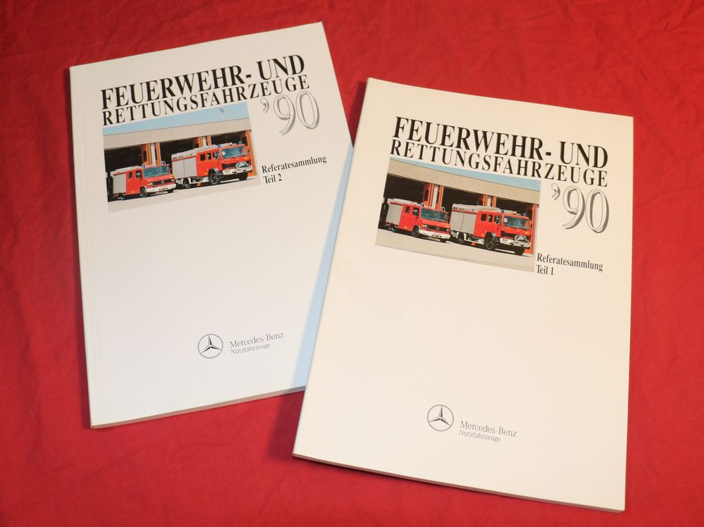 29208-1 Mercedes Feuerwehr Referatesammlung Band 1+2