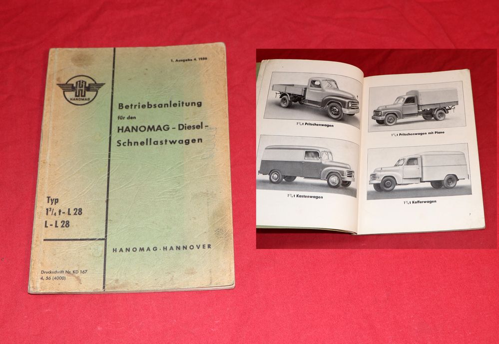 Hanomag L 28 Betriebsanleitung 1,75 t L 28
