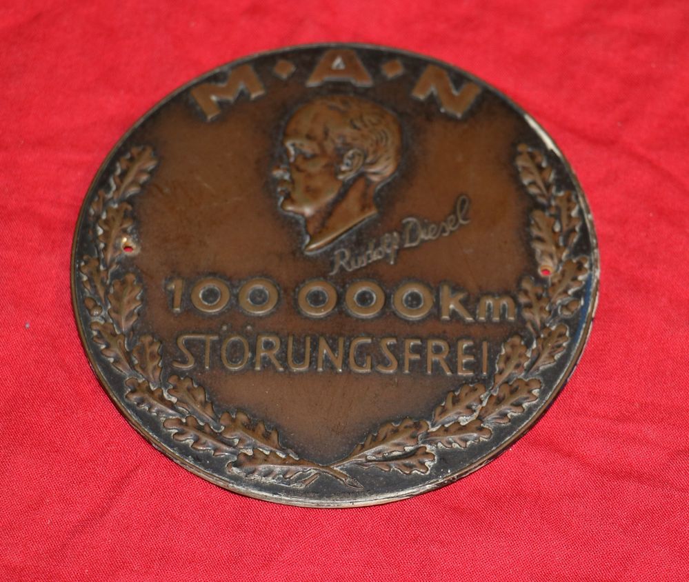 49159 Plakette MAN 100.000 KM
