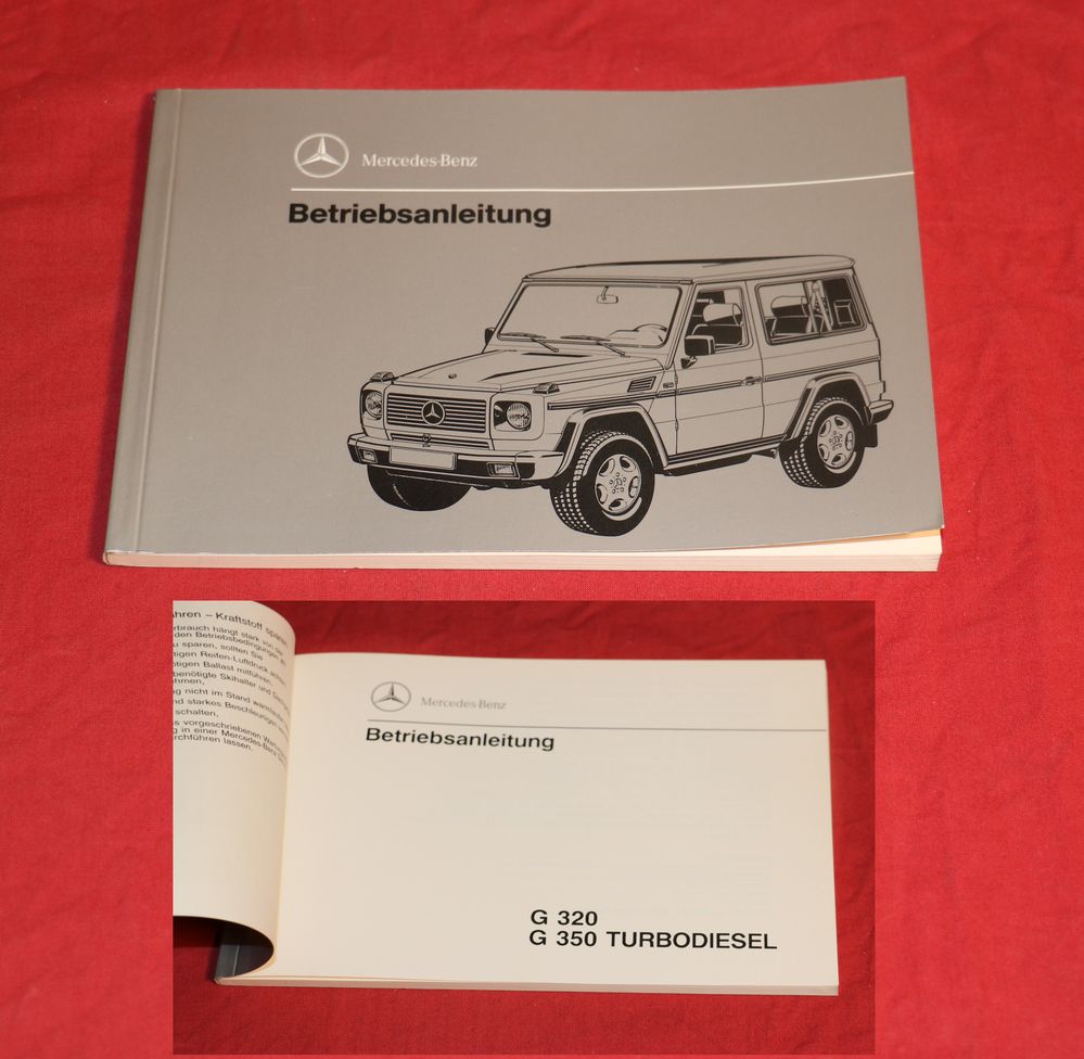 Betriebsanleitung Mercedes G 320, G 350 Geländewagen