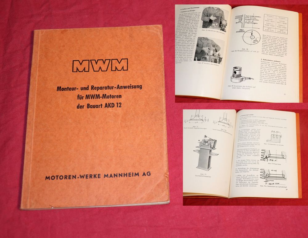 MWM Motor AKD 12 Reparaturanleitung