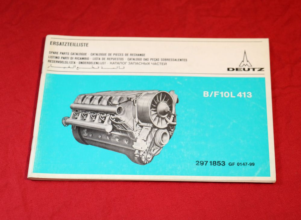46753 Deutz Motoren B/ F 10 L 413 Ersatzteilliste