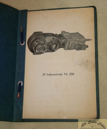ZF Achsantrieb TA-250 Kässbohrer Setra Hinterachse