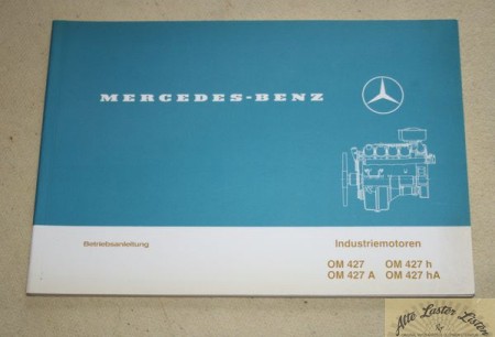 Mercedes Motoren OM 427, A,  OM 427 h, hA