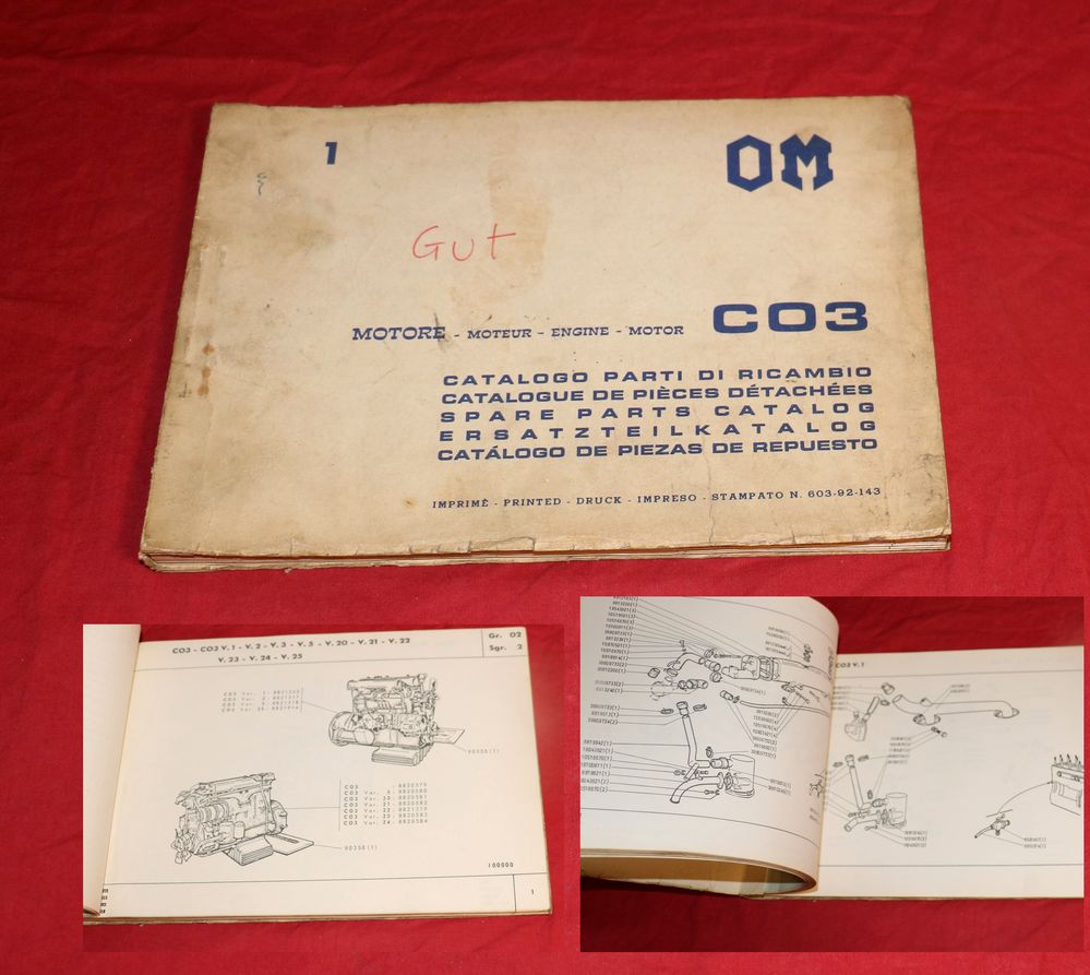 OM Motor CO 3 Ersatzteilkatalog