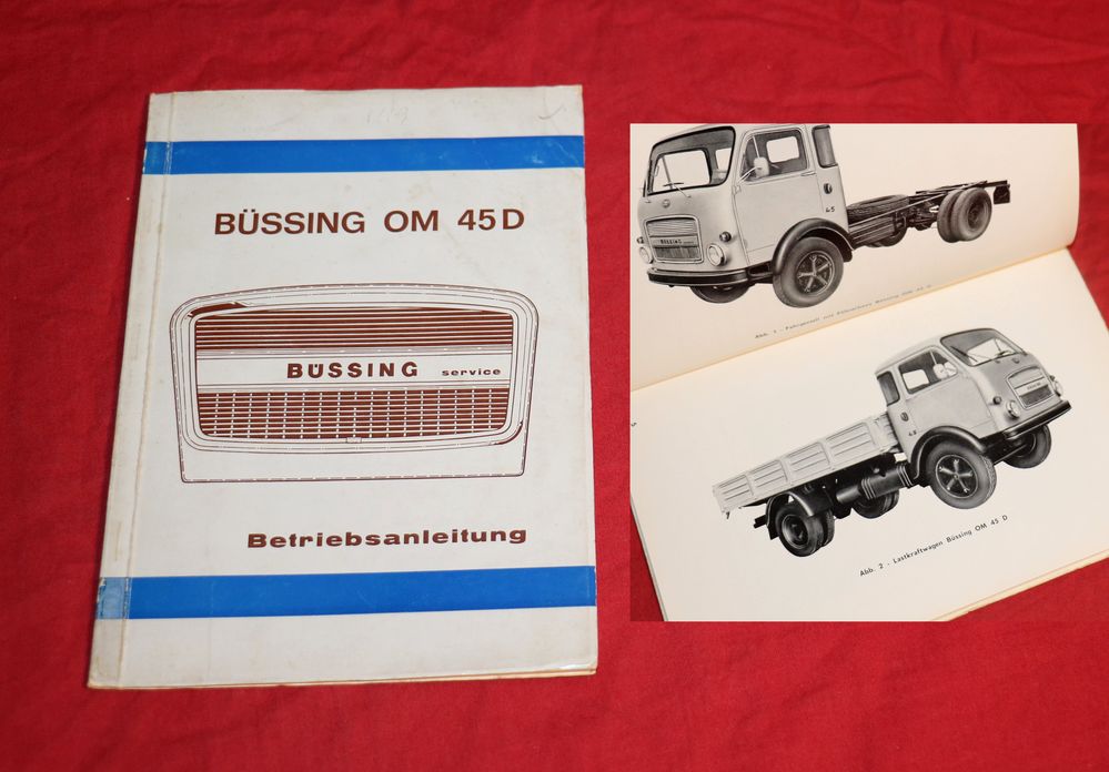 Büssing OM 45 D leicht LKW Betriebsanleitung