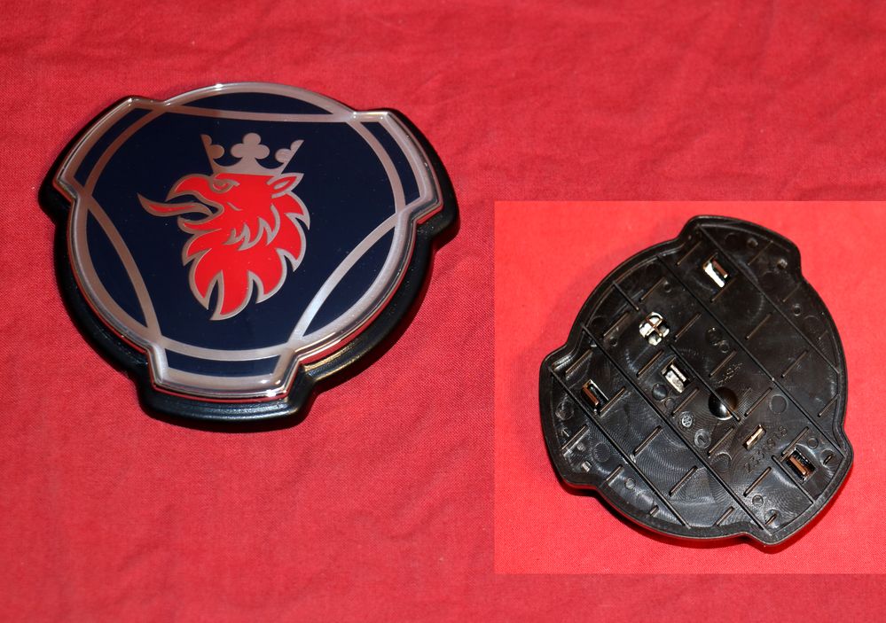 SCANIA Emblem, Schriftzug