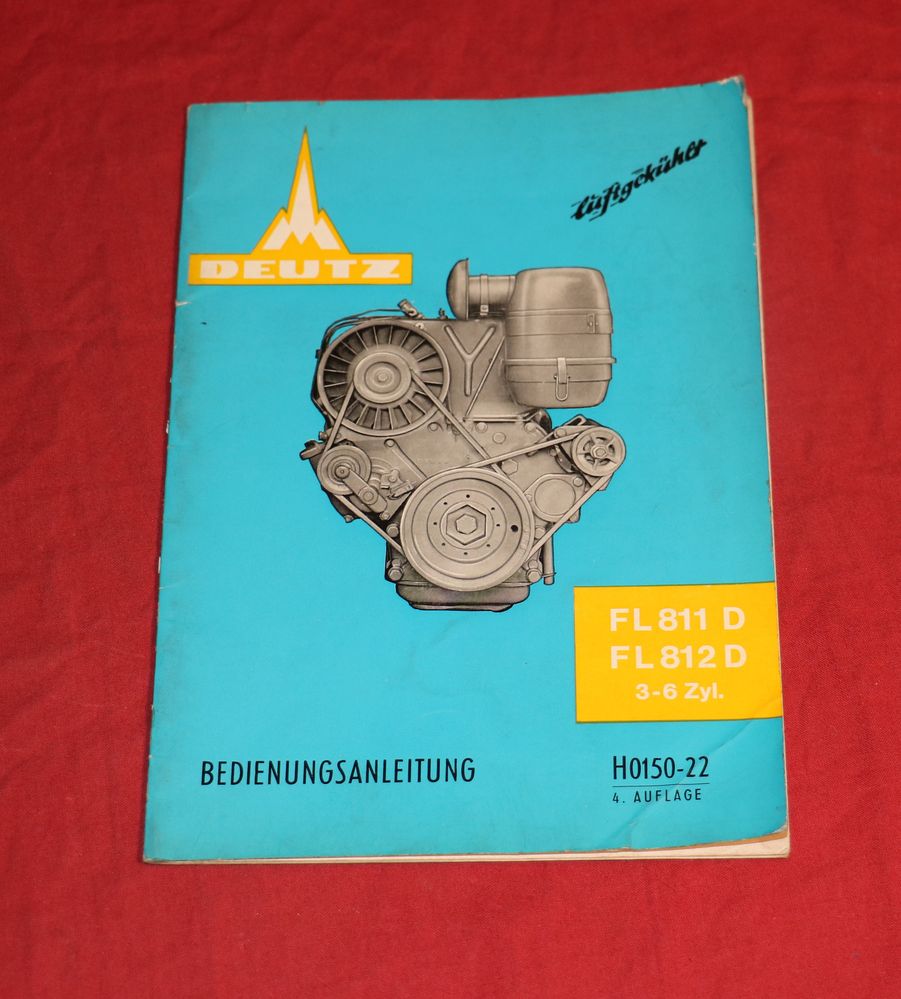 Deutz Motor FL 811 FL 812 Anleitung