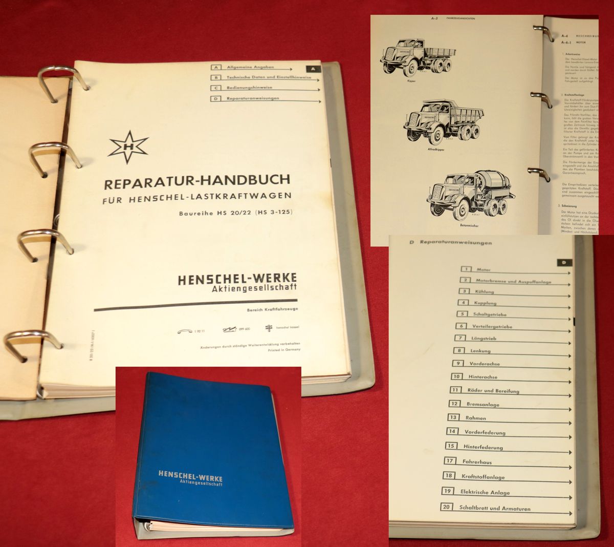 48220 Werkstatthandbuch Henschel HS 20, HS 22