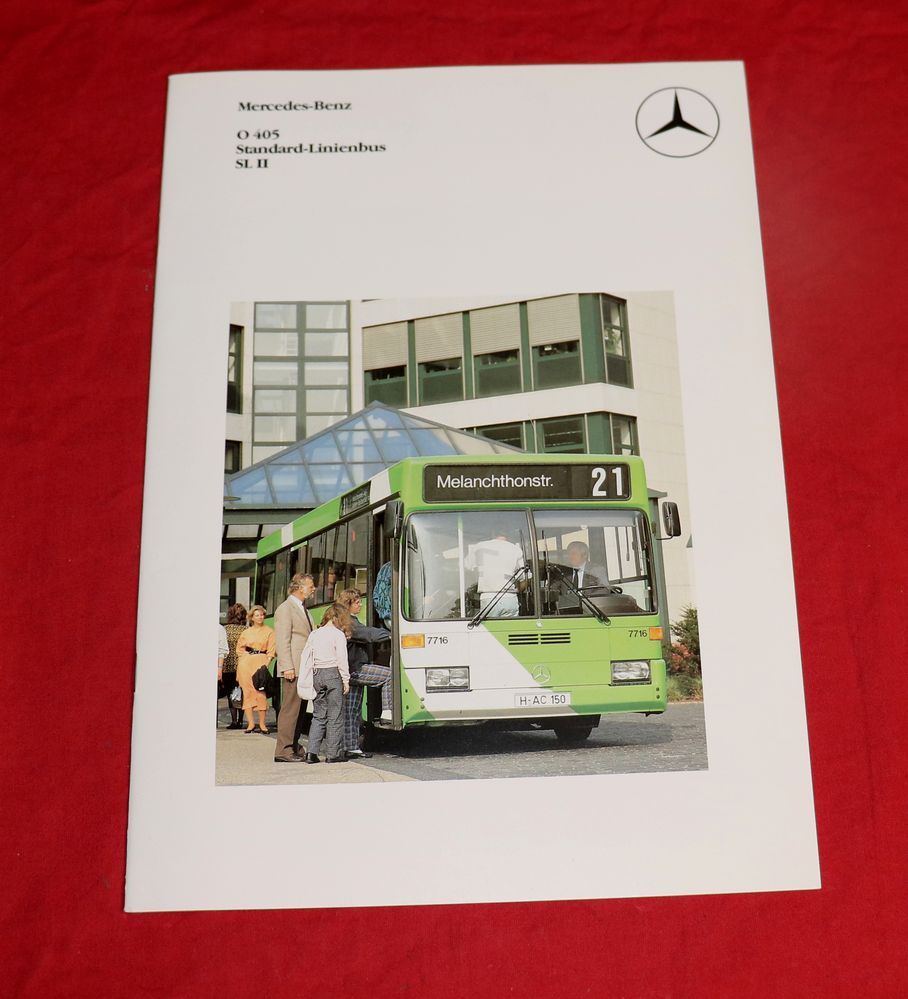 Mercedes O 405 Standard Linienbus SL II Prospekt